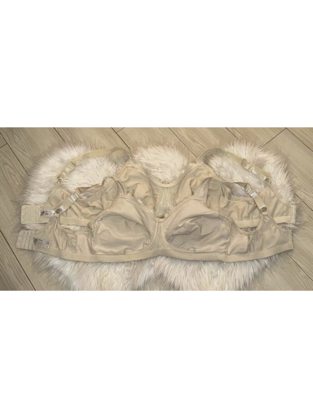 2 American Breast Care ABC Mastectomy Bras Wire Free Pocketed Womens 42C Beige - Picture 4 of 5